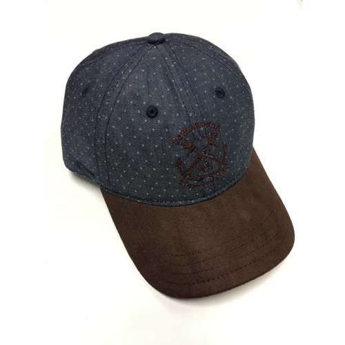 COWABUNGA NAUTICAL HAT, DENIM DOBBY COWABUNGA NAUTICAL HAT, DENIM DOBBY