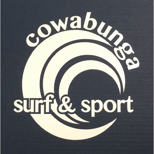 COWABUNGA STICKER, 4-1/2" COWABUNGA STICKER, 4-1/2"