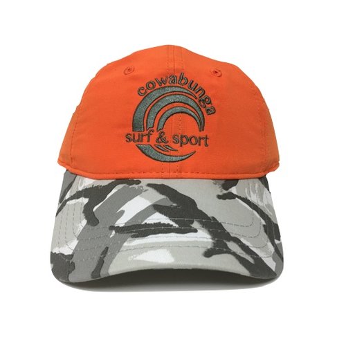 COWABUNGA NYLON HAT, ORANGE COWABUNGA NYLON HAT, ORANGE