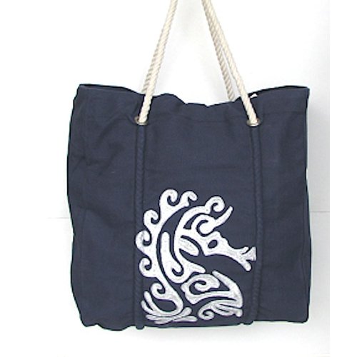 PINE CREEK SEA HORSE TOTE BAG PINE CREEK SEA HORSE TOTE BAG