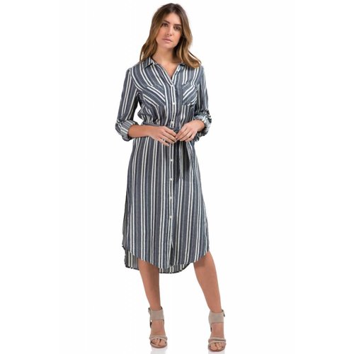 ELAN COLLARED DRESS W/ TIE ELAN COLLARED DRESS W/ TIE
