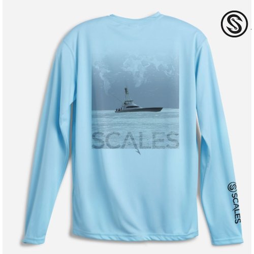 SCALES SPORTFISH L/S PERFORMANCE SHIRT SCALES SPORTFISH L/S PERFORMANCE SHIRT