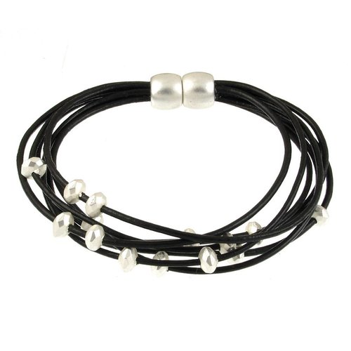 ORIGIN JEWELRY BRACELET WITH FACETED BEADS ORIGIN JEWELRY BRACELET WITH FACETED BEADS