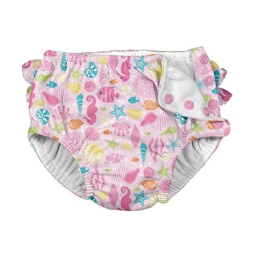 IPLAY REUSABLE SWIM DIAPER, PINK SEALIFE IPLAY REUSABLE SWIM DIAPER, PINK SEALIFE