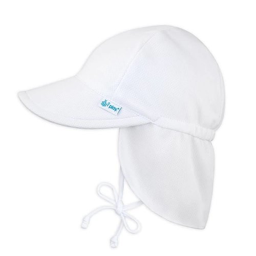 IPLAY BREATHEASY FLAP SUN PROTECTION HAT, WHITE IPLAY BREATHEASY FLAP SUN PROTECTION HAT, WHITE