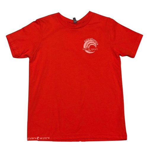 COWABUNGA PINEAPPLE YOUTH TEE, ORANGE COWABUNGA PINEAPPLE YOUTH TEE, ORANGE