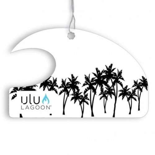 ulu LAGOON ulu LAGOON MINI WAVE AIR FRESHENER BLACK PALMS ulu LAGOON ulu LAGOON MINI WAVE AIR FRESHENER BLACK PALMS
