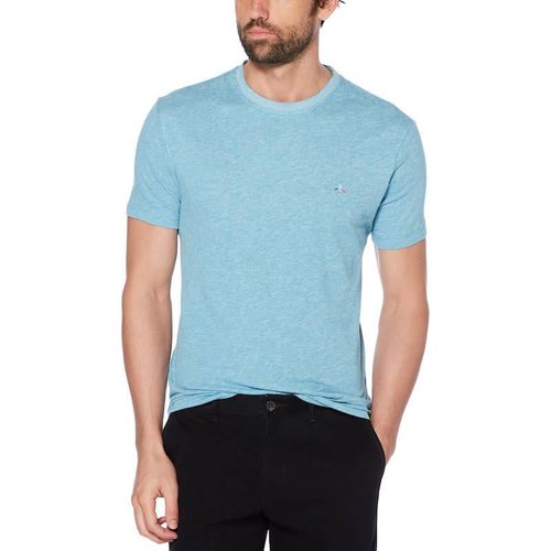 ORIGINAL PENGUIN MENS LINEN COTTON S/S TEE ORIGINAL PENGUIN MENS LINEN COTTON S/S TEE