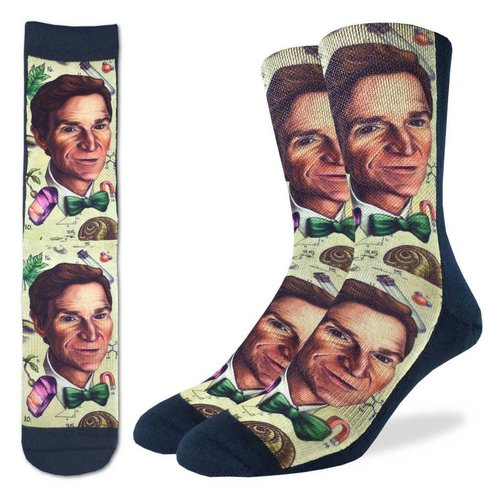 GOOD LUCK SOCK BILL NYE MENS SOCKS GOOD LUCK SOCK BILL NYE MENS SOCKS