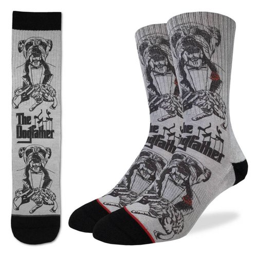 GOOD LUCK SOCK THE DOGFATHER MENS SOCKS GOOD LUCK SOCK THE DOGFATHER MENS SOCKS