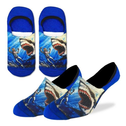 GOOD LUCK SOCK SHARK ATTACK NO SHOW SOCKS GOOD LUCK SOCK SHARK ATTACK NO SHOW SOCKS