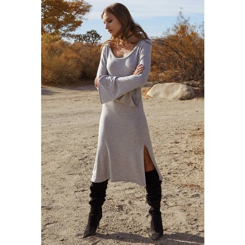 ELAN BELL SLEEVED STRIPED DRESS ELAN BELL SLEEVED STRIPED DRESS