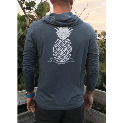 COWABUNGA PINEAPPLE L/S HOODED TEE COWABUNGA PINEAPPLE L/S HOODED TEE
