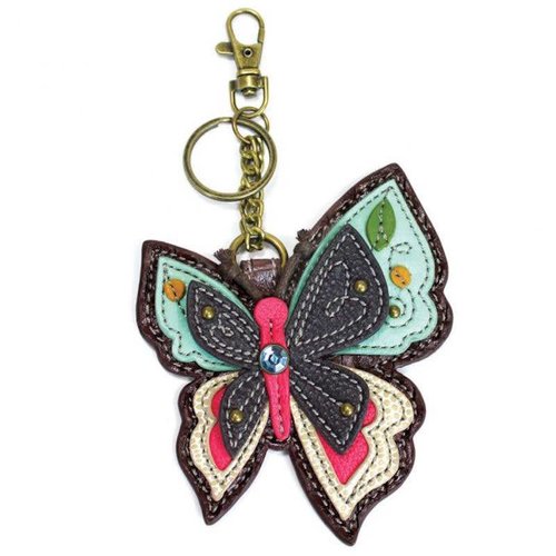 CHALA HANDBAGS BUTTERFLY KEY FOB/COIN PURSE CHALA HANDBAGS BUTTERFLY KEY FOB/COIN PURSE