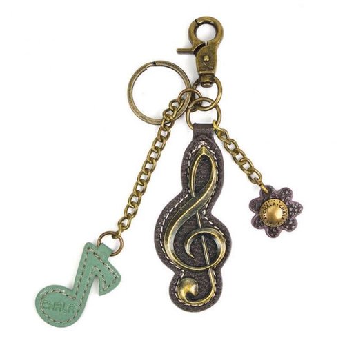 CHALA HANDBAGS MUSIC COMBO KEYCHAIN CHALA HANDBAGS MUSIC COMBO KEYCHAIN