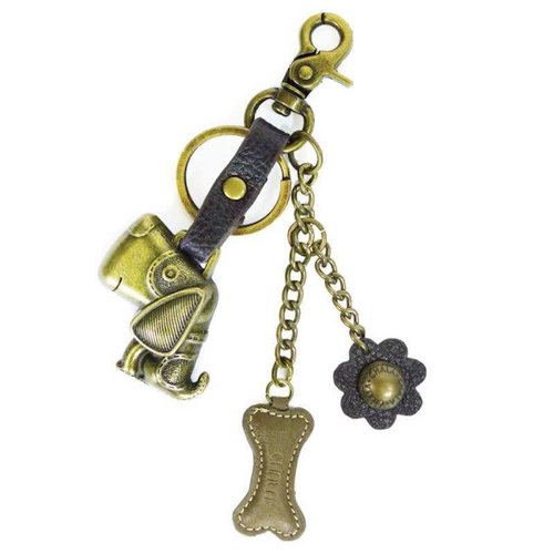 CHALA HANDBAGS DOG COMBO KEYCHAIN CHALA HANDBAGS DOG COMBO KEYCHAIN