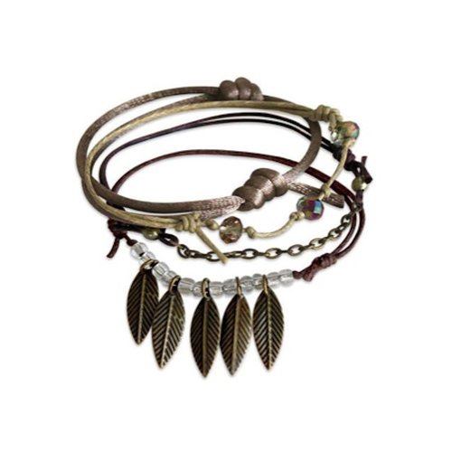 O YEAH GIFTS LEAVES BEACH LIFE BRACELET O YEAH GIFTS LEAVES BEACH LIFE BRACELET