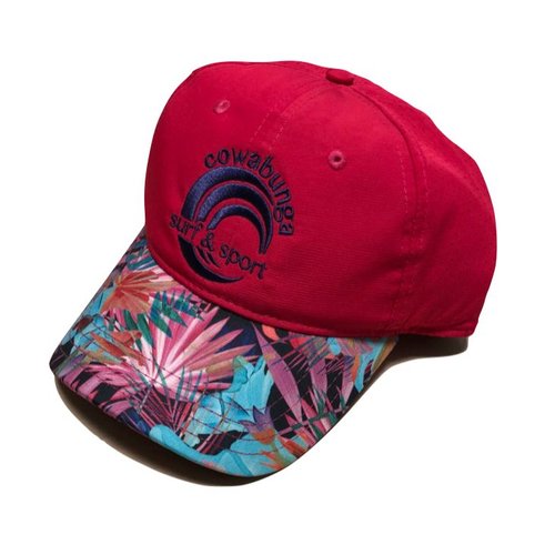 COWABUNGA NYLON HAT, HOT PINK TROPICAL COWABUNGA NYLON HAT, HOT PINK TROPICAL