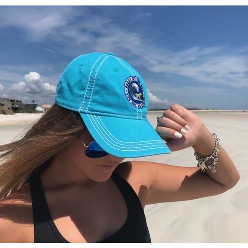 BUDDY BY THE SEA MAUI BLUE LOGO BASEBALL CAP BUDDY BY THE SEA MAUI BLUE LOGO BASEBALL CAP