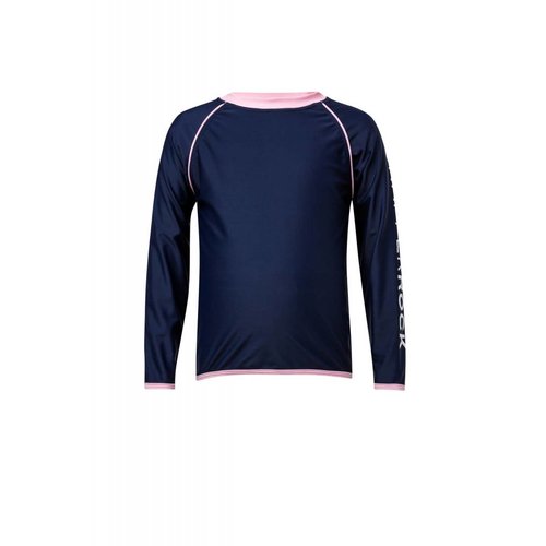 SNAPPER ROCK NAVY & PINK L/S RASH TOP SNAPPER ROCK NAVY & PINK L/S RASH TOP