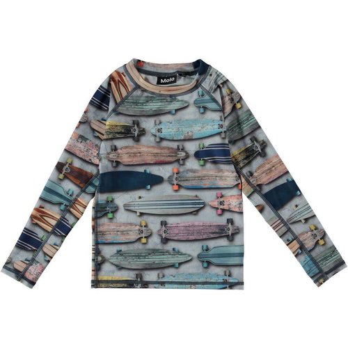 MOLO BOARD STRIPE L/S RASH TOP MOLO BOARD STRIPE L/S RASH TOP