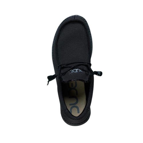 HEY DUDE SHOES WALLY SOX BLACK MENS SHOES HEY DUDE SHOES WALLY SOX BLACK MENS SHOES