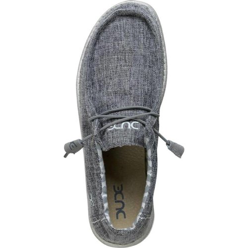 HEY DUDE SHOES WALLY LINEN CANVAS MENS SHOES HEY DUDE SHOES WALLY LINEN CANVAS MENS SHOES