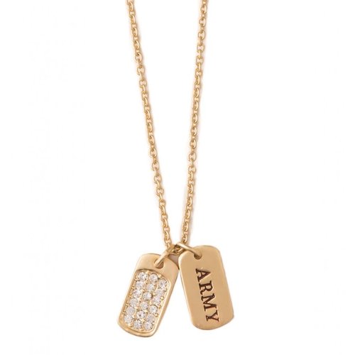 SPARTINA 449 "BE STRONG" MFM ARMY NECKLACE SPARTINA 449 "BE STRONG" MFM ARMY NECKLACE
