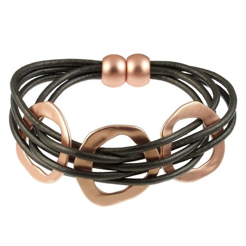 ORIGIN JEWELRY LEATHER WOVEN RINGS BRACELET ORIGIN JEWELRY LEATHER WOVEN RINGS BRACELET