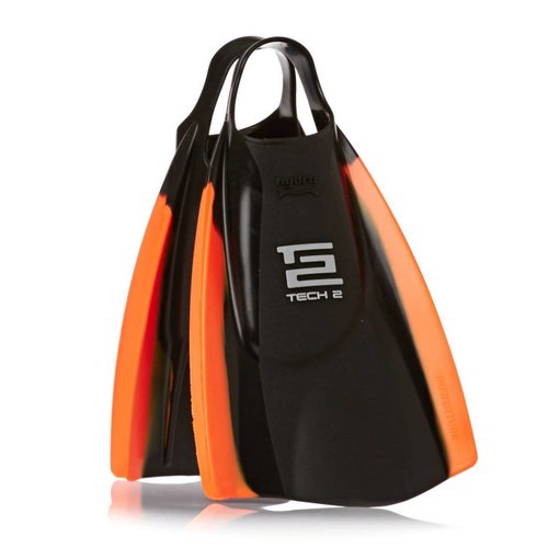 HYDRO HYDRO TECH 2 SWIM FINS, BLACK/ORANGE, LG (SZ 10/11) HYDRO HYDRO TECH 2 SWIM FINS, BLACK/ORANGE, LG (SZ 10/11)