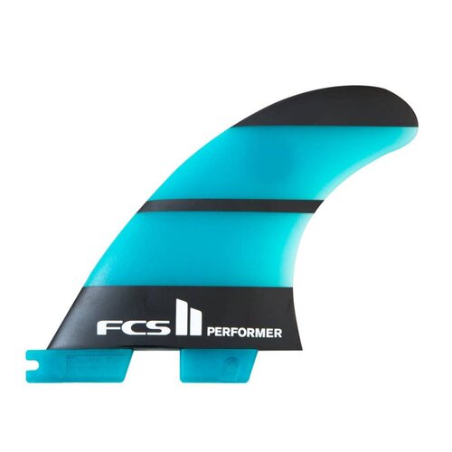 FCS FCS II PERFORMER NEO GLASS QUAD FINS, MEDIUM FCS FCS II PERFORMER NEO GLASS QUAD FINS, MEDIUM