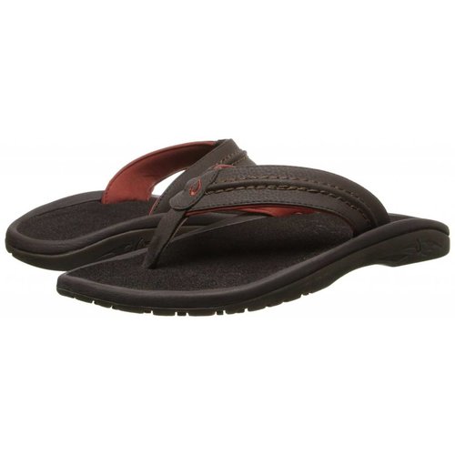 OLUKAI HOKUA MENS SANDALS, BLACK OLUKAI HOKUA MENS SANDALS, BLACK