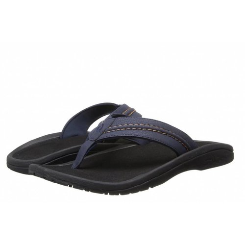 OLUKAI HOKUA MENS SANDALS, TRENCH BLUE OLUKAI HOKUA MENS SANDALS, TRENCH BLUE