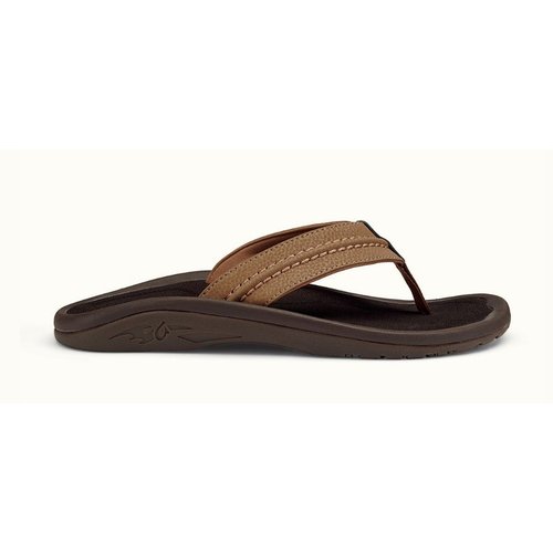 OLUKAI HOKUA MENS SANDALS, TAN OLUKAI HOKUA MENS SANDALS, TAN