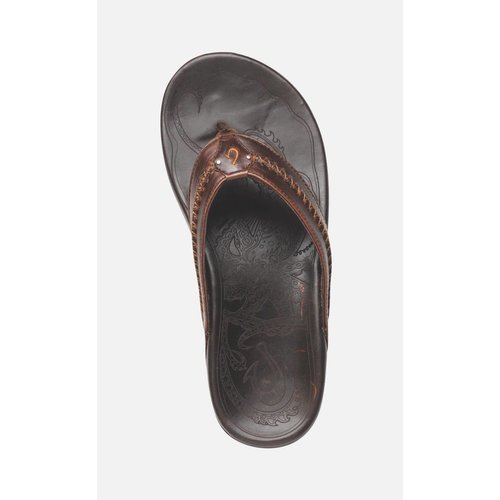 OLUKAI MEA OLA MENS SANDALS, DARK JAVA OLUKAI MEA OLA MENS SANDALS, DARK JAVA