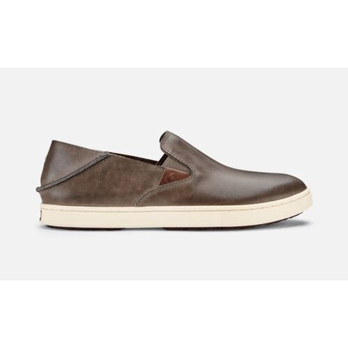 OLUKAI PEHUEA LEATHER LADIES SHOES, ESPRESSO OLUKAI PEHUEA LEATHER LADIES SHOES, ESPRESSO