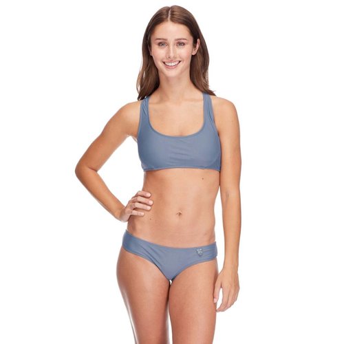 BODY GLOVE WOMENS SASHA LACED RACERBACK BIKINI TOP, STORM BODY GLOVE WOMENS SASHA LACED RACERBACK BIKINI TOP, STORM