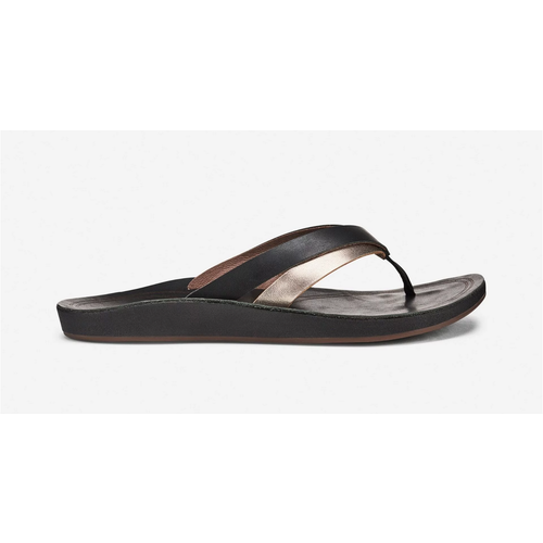 OLUKAI KAEKAE LADIES SANDALS, BLACK/SILVER OLUKAI KAEKAE LADIES SANDALS, BLACK/SILVER
