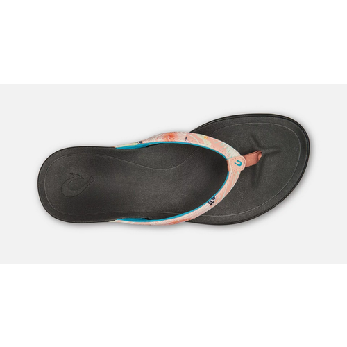 OLUKAI HO'OPIO LADIES SANDALS, DUSTY PINK CORAL/BLACK OLUKAI HO'OPIO LADIES SANDALS, DUSTY PINK CORAL/BLACK