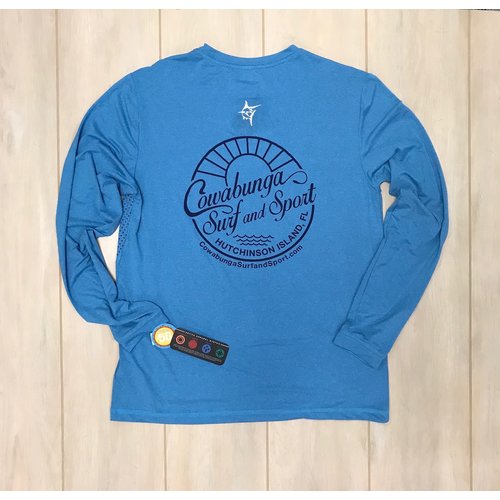 WHITE WATER GRAND SLAM PERFORMANCE SHIRT, LT BLUE WHITE WATER GRAND SLAM PERFORMANCE SHIRT, LT BLUE
