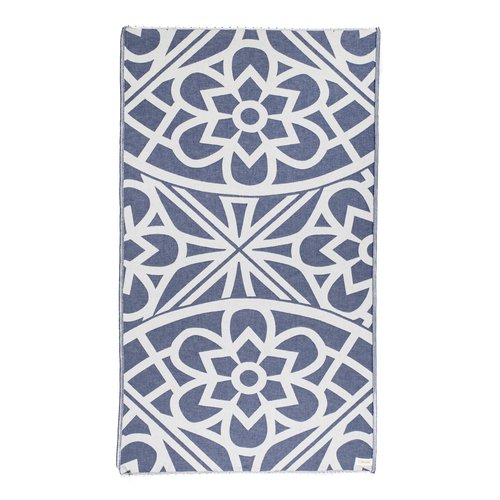 BERSUSE TOWELS SANTORINI ORGANIC TURKISH TOWEL, NAVY, 37 X 70 BERSUSE TOWELS SANTORINI ORGANIC TURKISH TOWEL, NAVY, 37 X 70