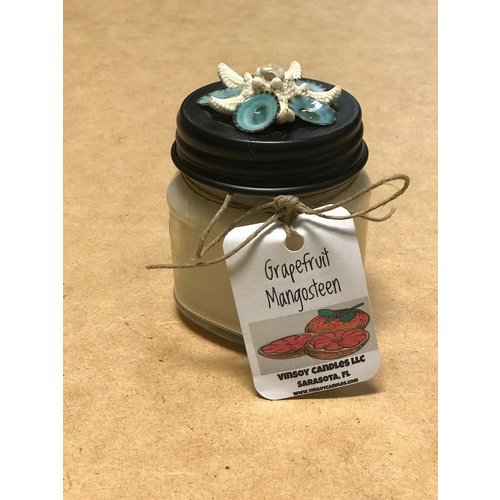VINSOY CANDLES HANDMADE CANDLE, GRAPEFRUIT MANGOSTEEN VINSOY CANDLES HANDMADE CANDLE, GRAPEFRUIT MANGOSTEEN