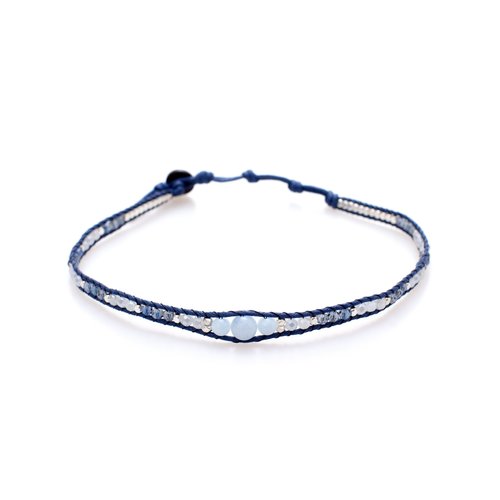 LOTUS AND LUNA "DECEMBER MOON" CHOKER / DOUBLE WRAP BRACELET LOTUS AND LUNA "DECEMBER MOON" CHOKER / DOUBLE WRAP BRACELET