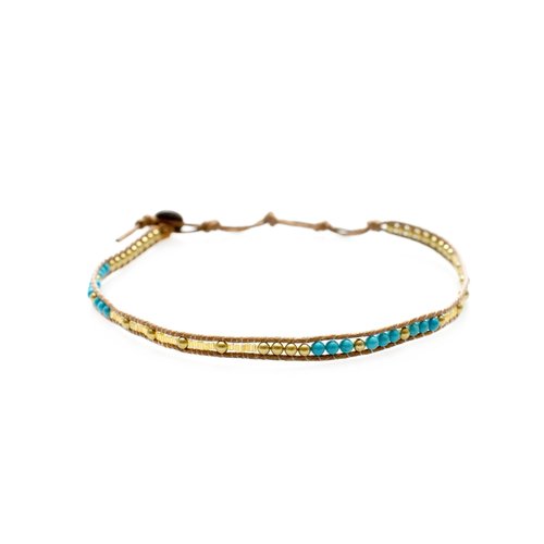 LOTUS AND LUNA "CAKE BY THE OCEAN" CHOKER / DOUBLE WRAP BRACELET LOTUS AND LUNA "CAKE BY THE OCEAN" CHOKER / DOUBLE WRAP BRACELET
