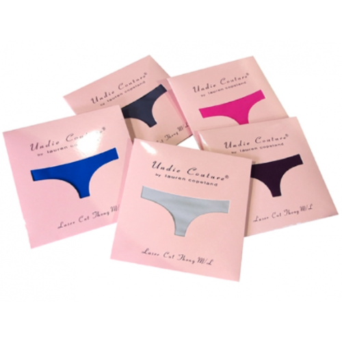 UNDIE COUTURE LASER CUT THONG, WINDCHIME L/XL UNDIE COUTURE LASER CUT THONG, WINDCHIME L/XL