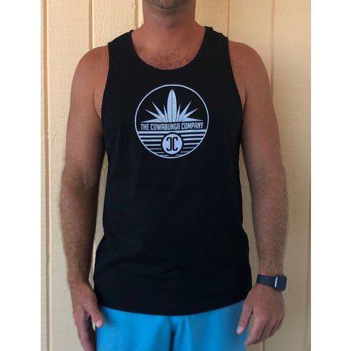 COWABUNGA COMPANY MENS TANK, BLACK COWABUNGA COMPANY MENS TANK, BLACK