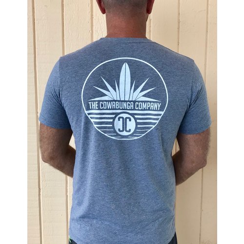 COWABUNGA COMPANY S/S TEE, GREY HEATHER COWABUNGA COMPANY S/S TEE, GREY HEATHER