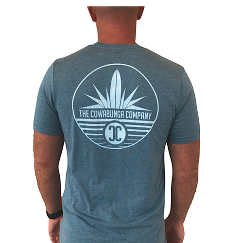 COWABUNGA COMPANY S/S TEE, DENIM BLUE COWABUNGA COMPANY S/S TEE, DENIM BLUE