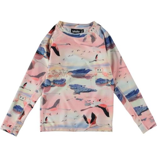 MOLO FLAMINGO L/S RASH TOP MOLO FLAMINGO L/S RASH TOP