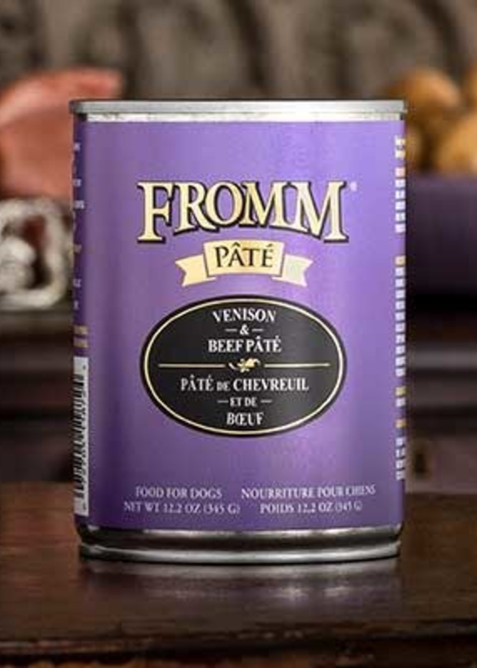Fromm Family Foods, LLC Fromm Dog Can Pate Venison and Beef 12.2 oz